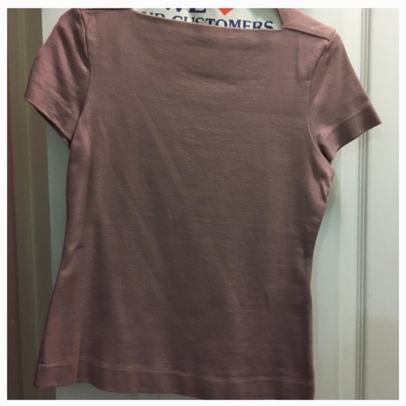 Kate Spade Mauve Short Sleeve Tee - Picture 1 of 5